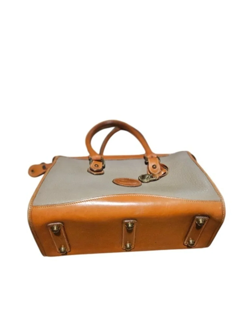 Vintage Dooney & Bourke Satchel One Size Brown & Beige